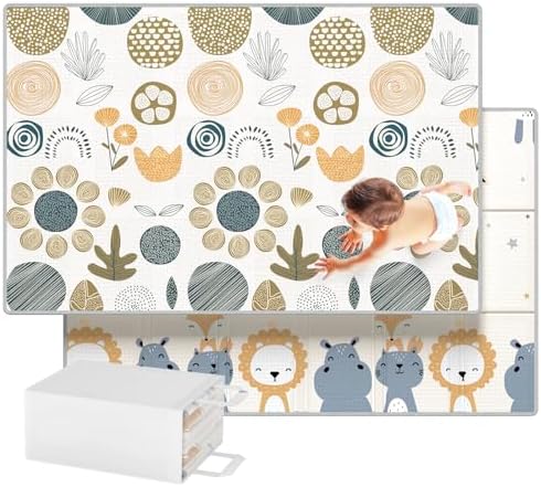 Foldable Baby Play Mat, 51x79in